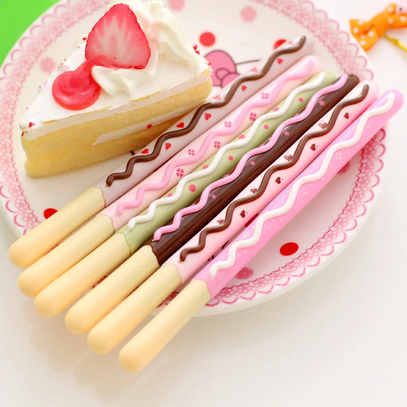 

Biscuit Shape Ballpoint Pen Kawaii Office Supplies Stationery Roller Ball Pen Stationery Stationery School Supplies, As the picture