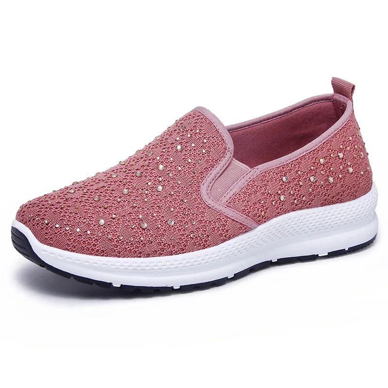 

Wholesale Spring Hot Sale Women Running Shoes Plus Size Casual Sports Shoes Fashion Women's Breathable Flat Shoes, Picture