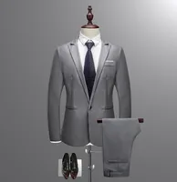 

hb10720a 2020 fashion new men's Korean slim small suit latest wedding suit