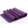 eco friendly gym fitness equipment 6mm double-side custom nontoxic non smell natural degradated tpe yoga mat with carry strap