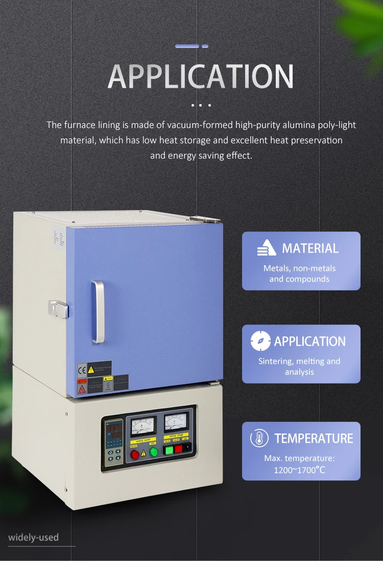 Muffle Furnace 1200c Laboratory Equipment