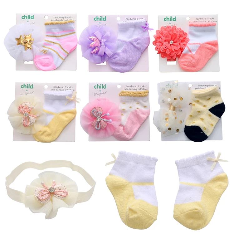 

baby gift set baby socks and hairbands set