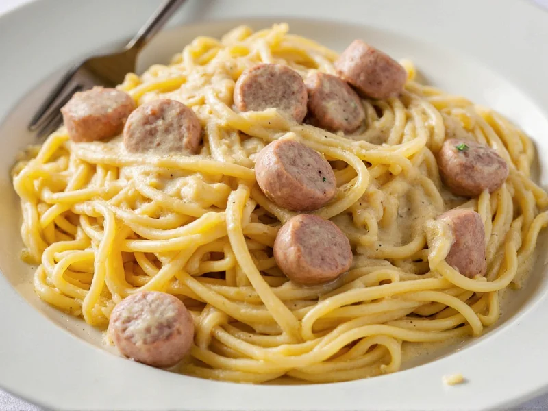 Perfect Pasta with Sausage and Alfredo Sauce Recipe