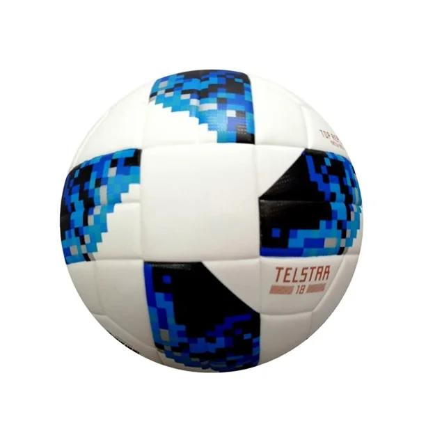

Hotsale Quality Football Customize Size 5 Pu Leather Training Soccer Ball, Black