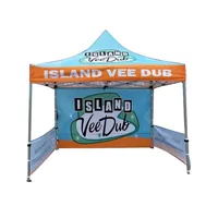 

custom aluminum alloy trade show event advertising folding printed tent 3x3