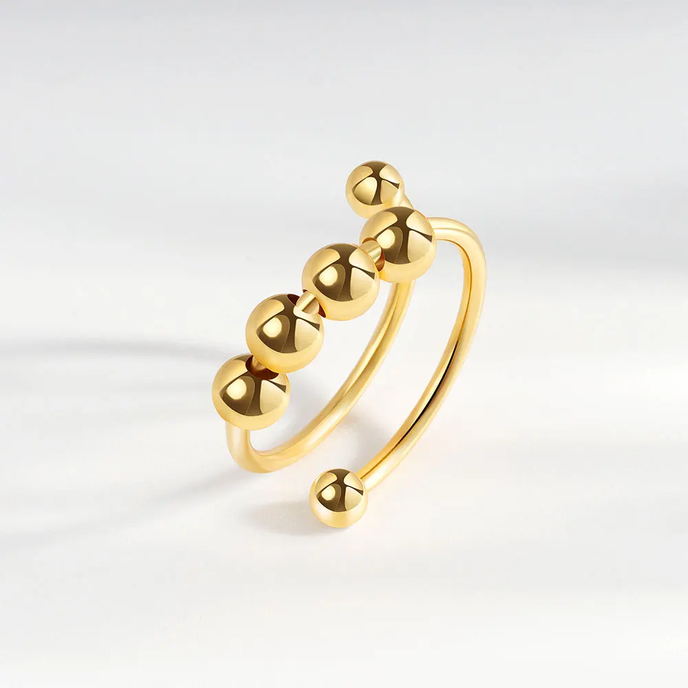 

New Gold Ring With Pressure, Fashion Couple Ring, Exquisite Men Rings Wholesale