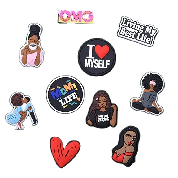 

Amazon Hot Sell Customized PVC Shoe Charms for Boys and Girls Designer Soft PVC Shoe Charms, Customized color