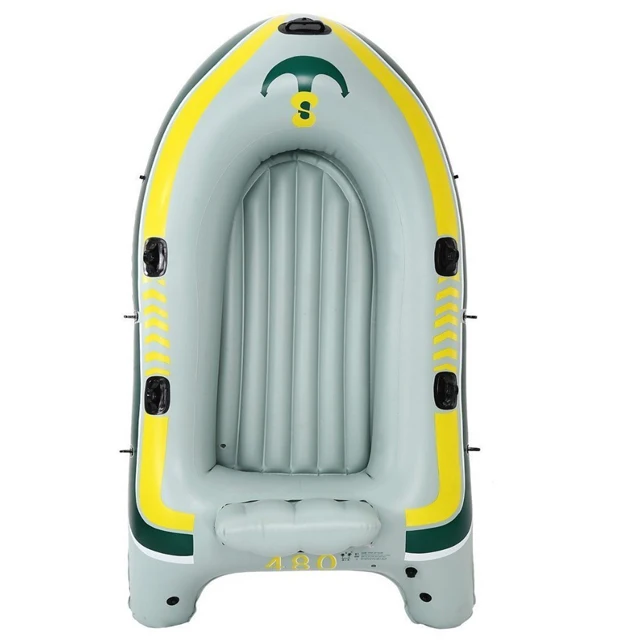 

Factory direct sale pvc inflatable boats for adults on water surfing and rafting inflatable boats, Green