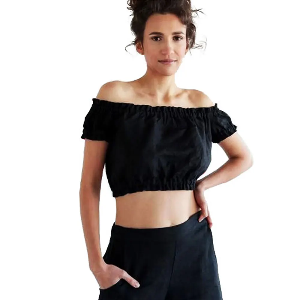 

2021 The Most Popular Cute Women Tops Off The Shoulder Top Women Woman Tops Fashionable Casual, Customized color