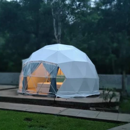 

JIEOL Dome Case Outdoor Durable 5m Glamping Geodesic Dome Tent in Malaysia, White, blue, black,green, yellow, red, etc