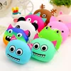 Amazon top seller 2019 cute Monster shape coin pouch mini coin bag silicone purse animal coin purse silicone for christmas