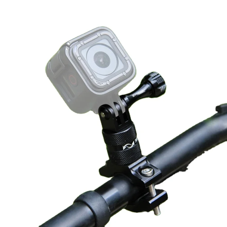 

Good 360 Degree Rotation Bike Aluminum Handlebar Adapter Mount with Screw for GoPro HERO9 Black /8 Black / Max / HERO7, DJI OSM