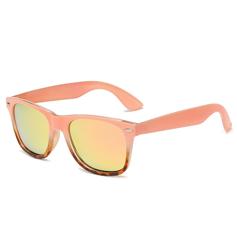 

Classic square shape frame polarized sunglasses colorful women sun glasses, Gold
