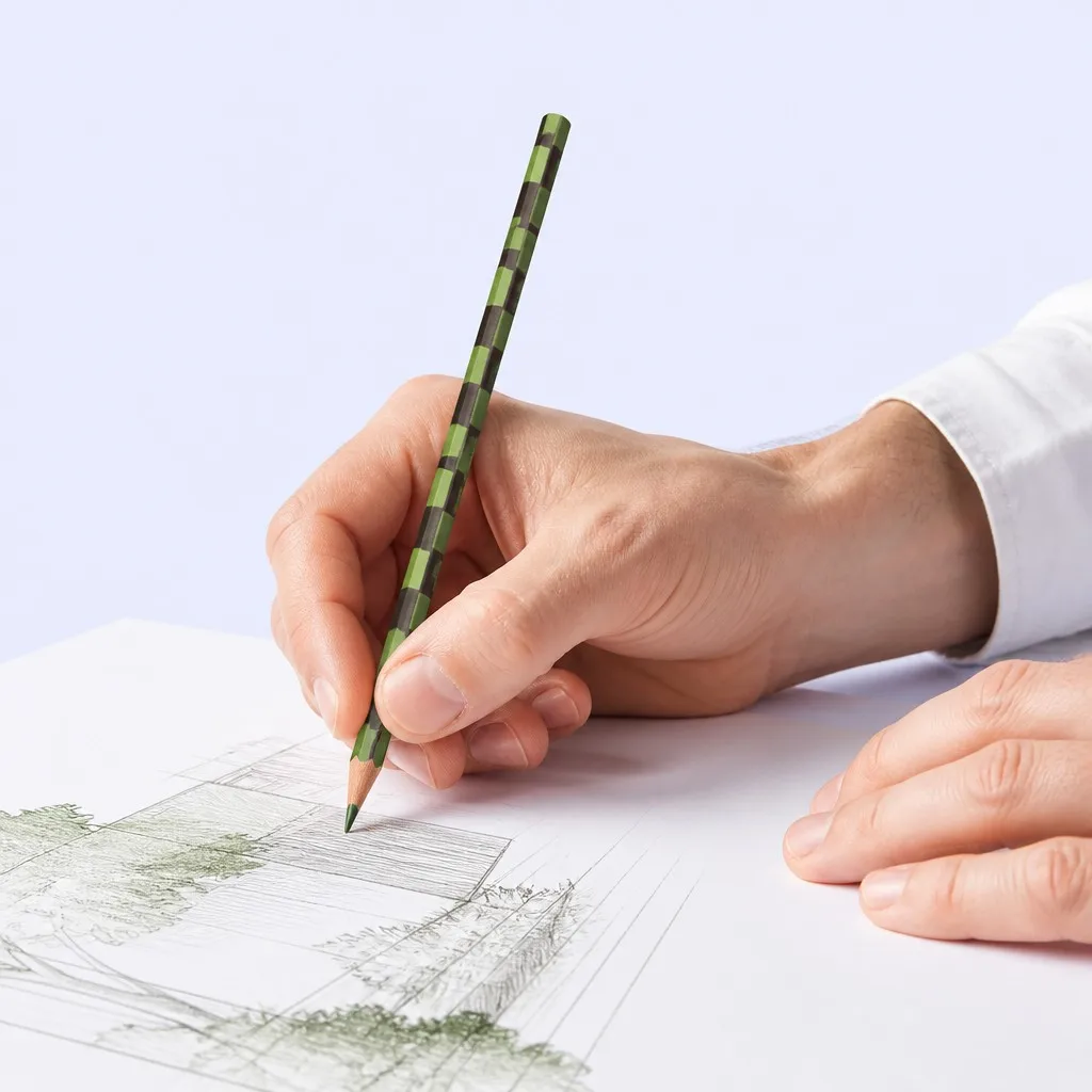 Hand Sketching Action