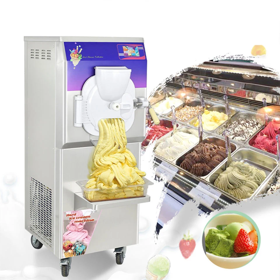 

Kolice 48L/H hard ice cream maker machinery making icecream batch freezer gelato machine italian ice machine