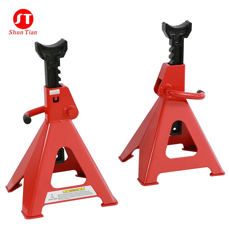 1 Pair 2 Ton Capacity  Adjustable Height Car Jack Stand  Safety Tools Car Jack Auto Stands