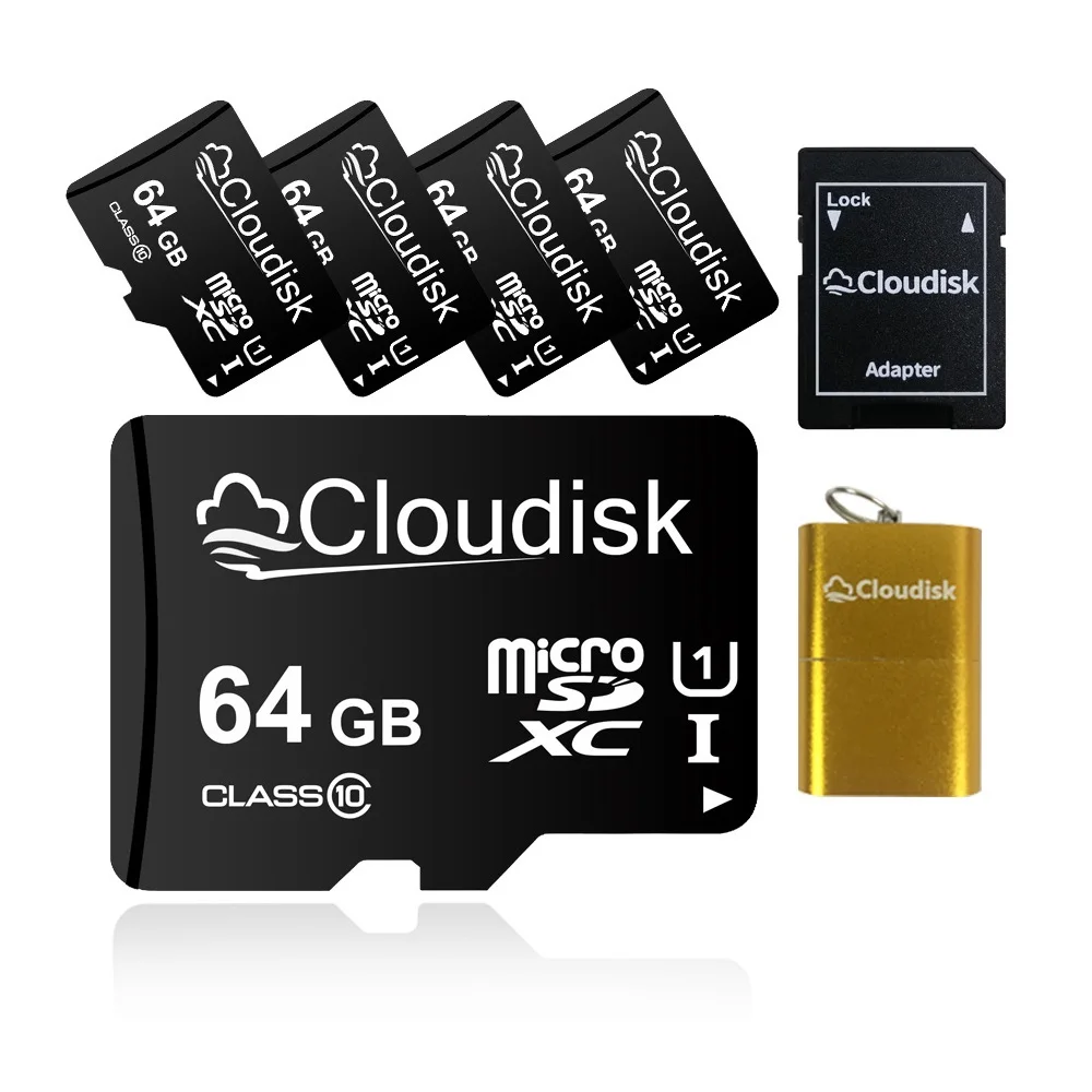 

Wholesale 5Pices Pack Cloudisk Micro SD Card 1GB 2GB 4GB 8GB upto 1TB MicroSD Memory Card TF For Phone PC Laptop DVR