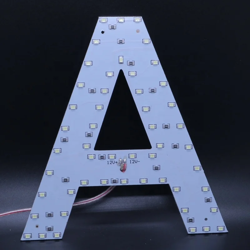

Signage led alphabet letters SMD 2835 module dc 12v IP44 advertising lighting led letter sign numbers lights led module 2835