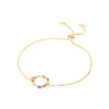 Foreign trade hot new hand jewelry color imported glass bead woven women bracelet