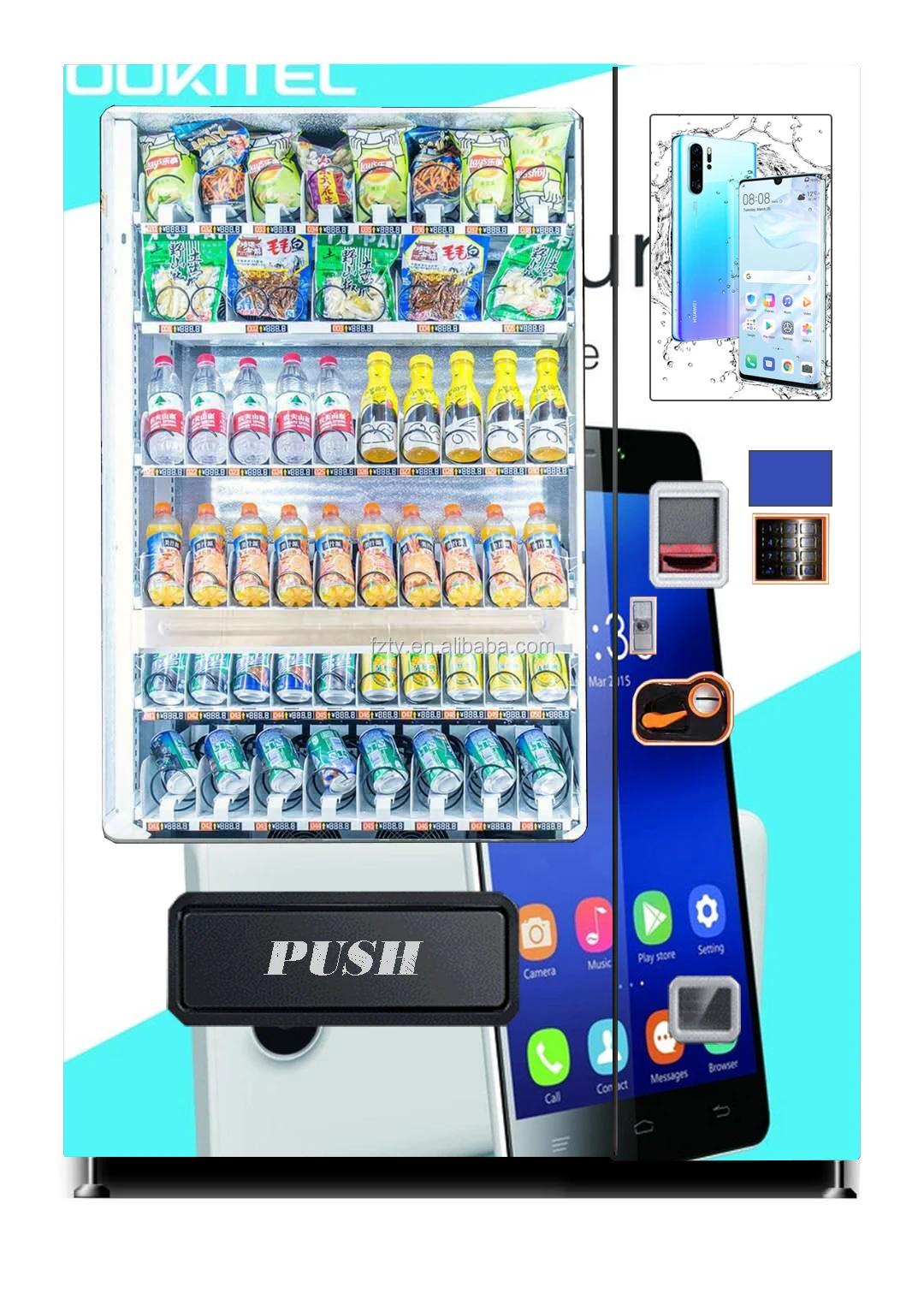 Custom Made Vending Machine For Cell Phones And Accessories Buy Power