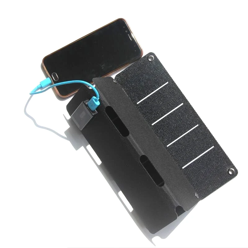 

Sunpower Solar Cells Portable USB Solar Panel For Cells BUHESHUI High Quality Sunpower NEW Designed USB 5V Folding Solar Charger
