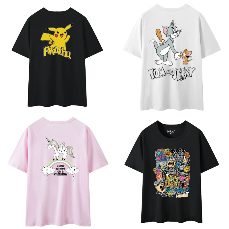 

$0.99 Factory Wholesale Women's T-shirt 2021 New Loose Style Women's Printed T-shirt Spot Low Price Summer T-shirt