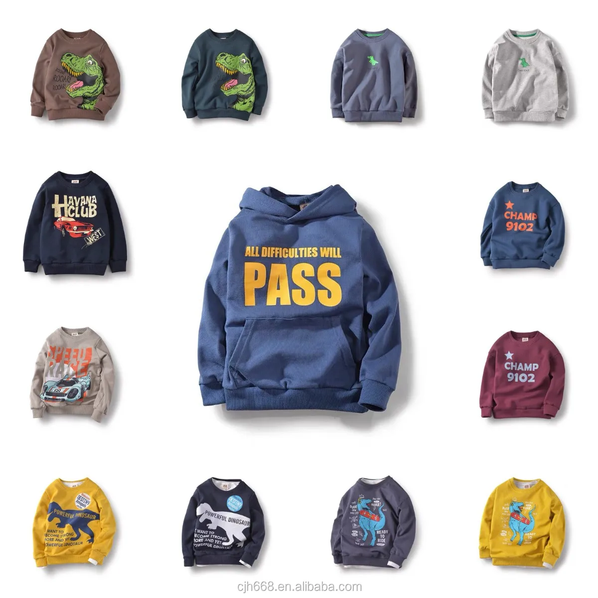 

2020 new cheap plush hoodies boys large hoodies and long-sleeved undershirts export wholesale