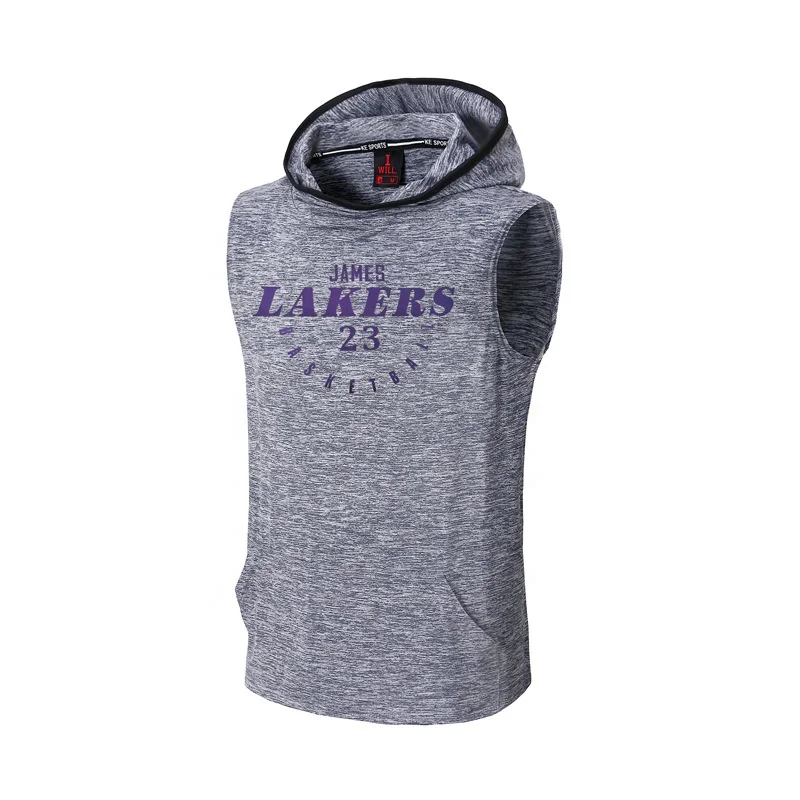 

Wholesale Basketball Training Jerseys Men's James Sports Casual Sweater Pullover Suit Polyester Sleeveless Hoodies Vest Sweaters, Custom color