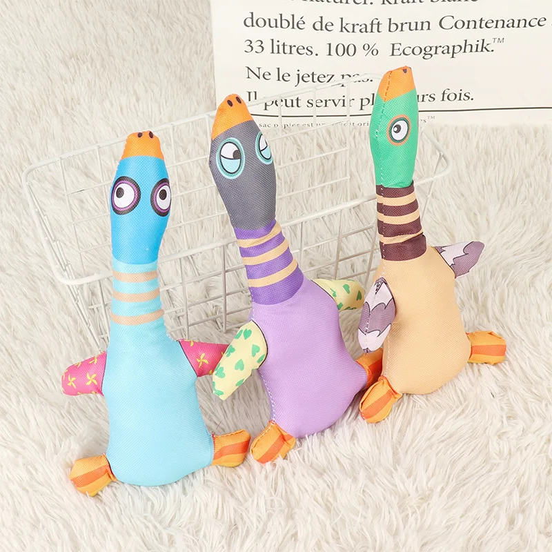 

Wholesale New Pet Sounding Toy Oxford Cloth Duck Bite Resistant Dog Interactive Toys, Picture showed