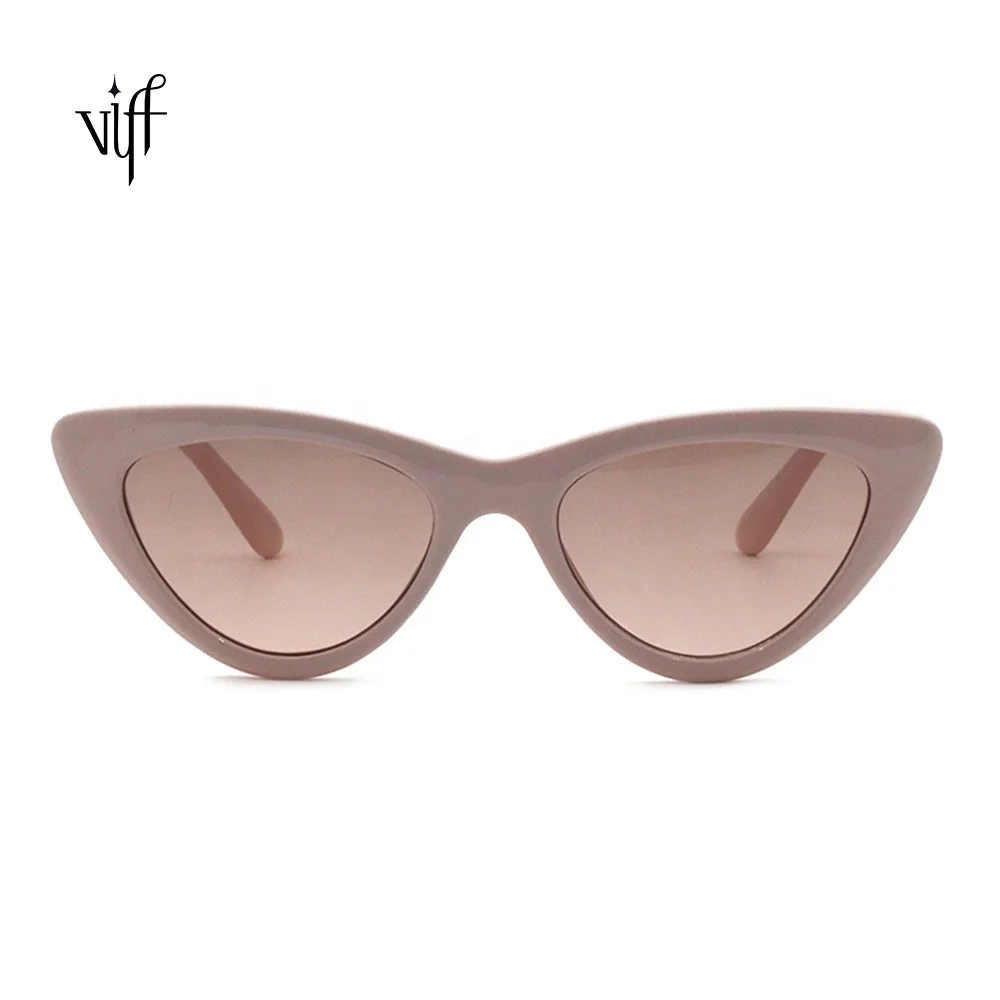 

VIFF Custom Fashion Brand Vintage Cateye Sunglasses HP18270 Luxury Designer Small Triangle amazon Hot Seller Sunglasses