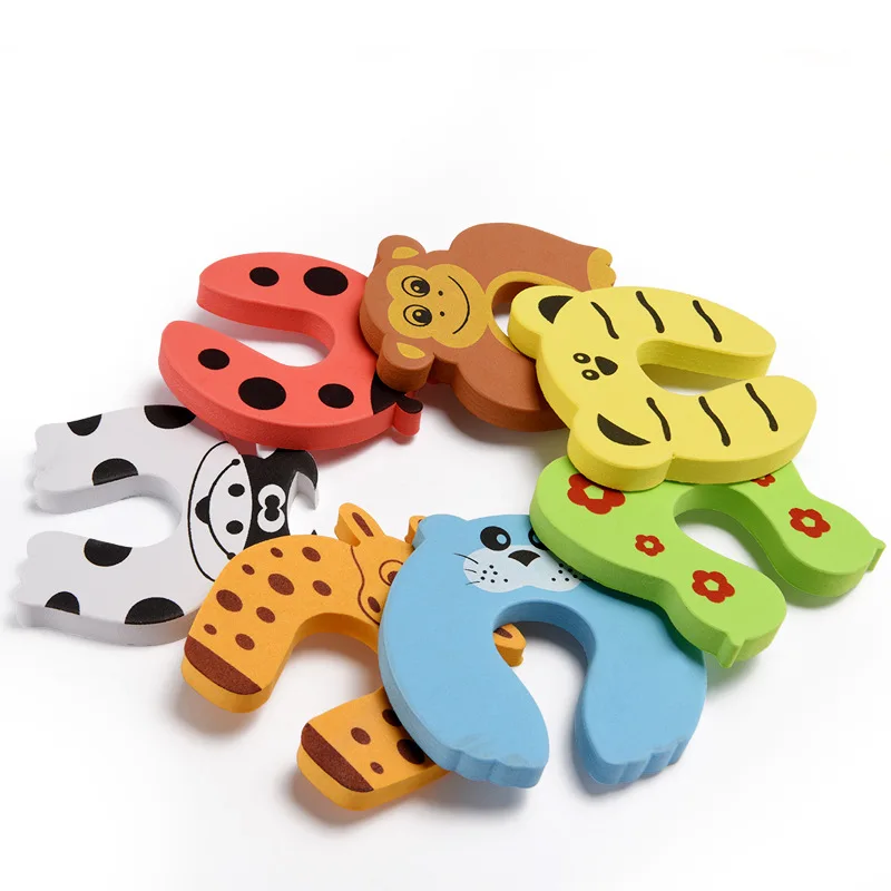 

Child Safety Protection Cute Animal Security Card Door Stopper Baby Newborn Care Child Lock Protection Baby Safety