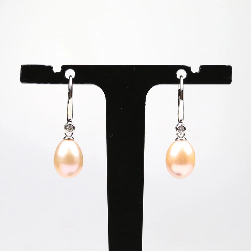 

High Quality Freshwater Pearl Earring sterling 925 Drop Earrings For Women, Colors