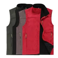 

Wholesale outdoor spring winter fleece vest men warm windproof sport gilet