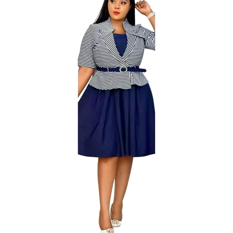 

Turkey Office Dresses Ladies Plus Size Clothing for African Women Women Garments Full Length Print Pattern Regular, Customized color