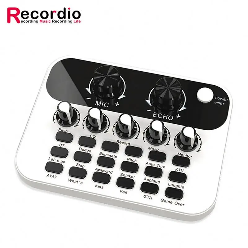 

GAX-V8 New Design Professional V8 Sound Card With Low Price, Black