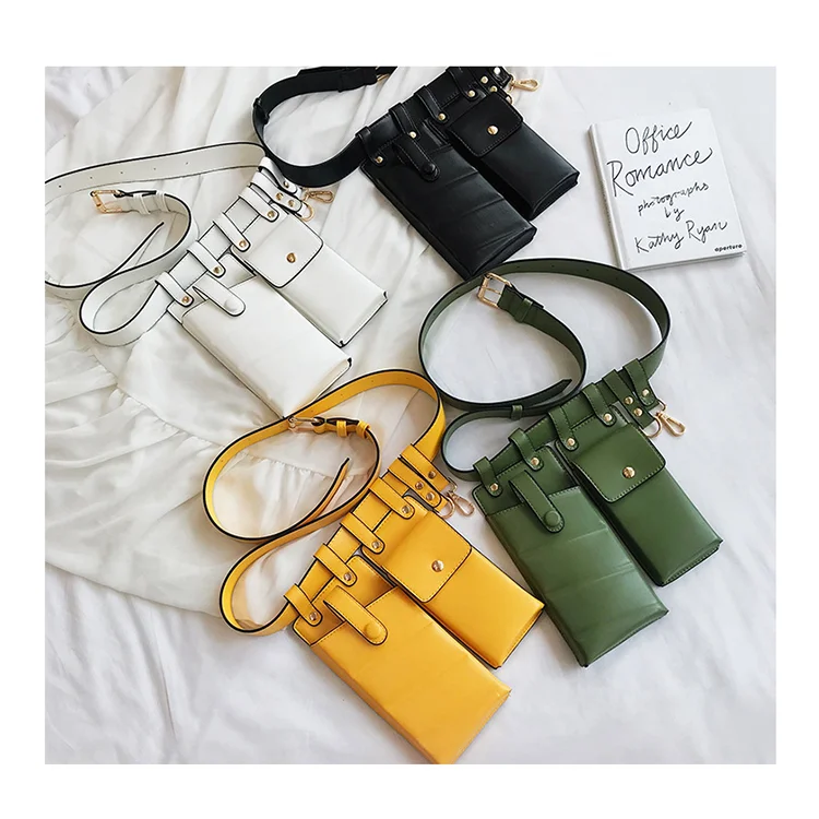 

Chic Fancy Pu leather Waist Belt Pack Women Crossbody Bags Chest Bags for Ladies, Customized