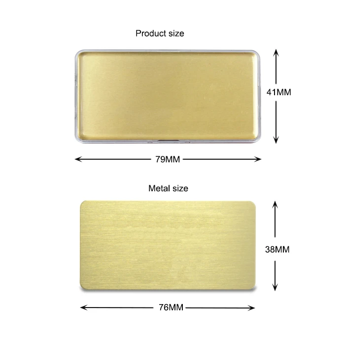 
reusable name tag magnetic name badge with lens cover 