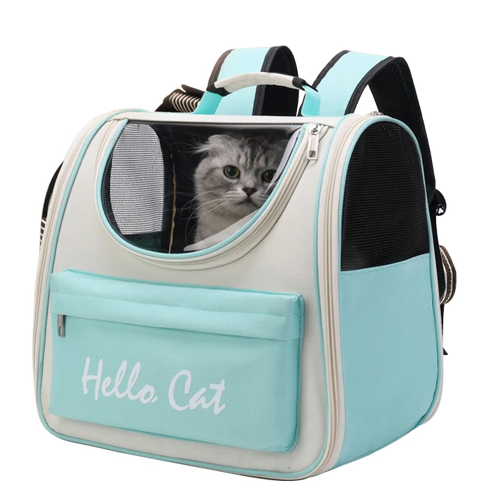 

New go out portable waterproof breathable cat backpack portable double shoulder pet backpack