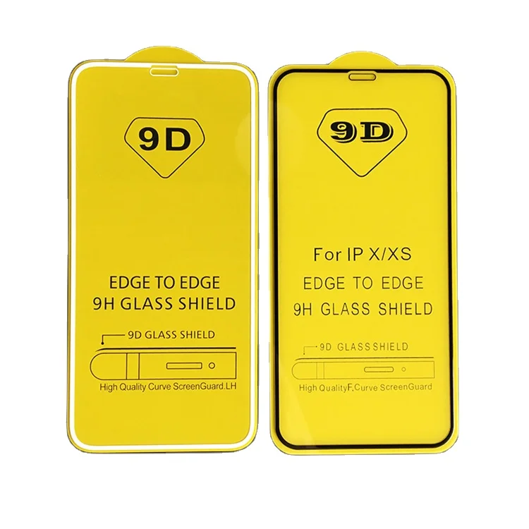 

new arrival 9D Full Cover Tempered Glass for oppo a31/a51 renno4 Screen Protector, Black white