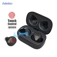 

2019 newest odm qcc 3020 aptx small twin stereo headset earbuds touch control wireless tws earphone