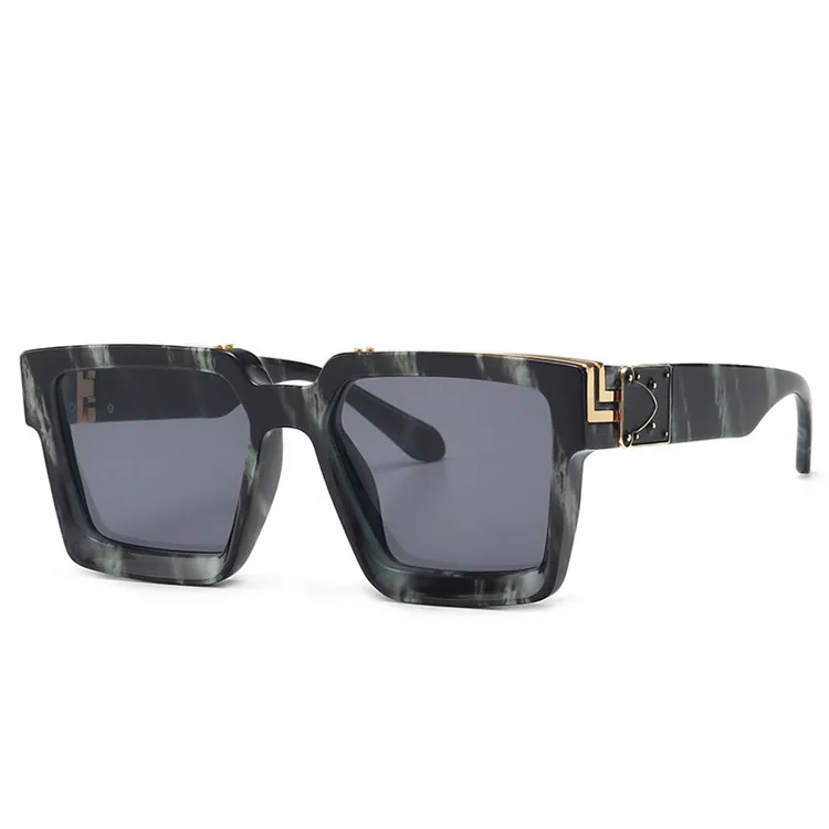 

Hot Sale Square Men Sun Glasses Ins In Vogue Sunglasses Women 2019, Mix color or custom colors