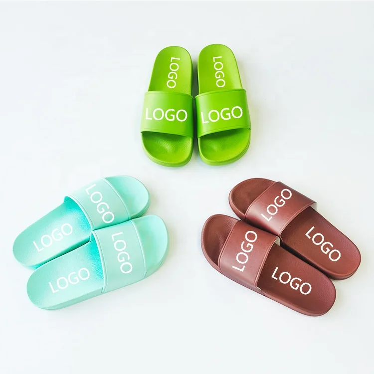 

Low MOQ Factory Wholesale women's PVC Sandal Flower Shoes Custom Print Beach Unisex Slide Slippers Premium Quality
