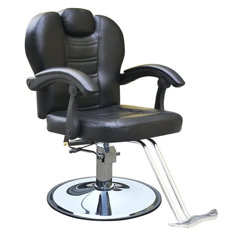 Direct Factory Sale Modern Hairdressing Chair Adjustable Reclining Synthetic Leather PU for Barber Shops Beauty Tattoo Salons