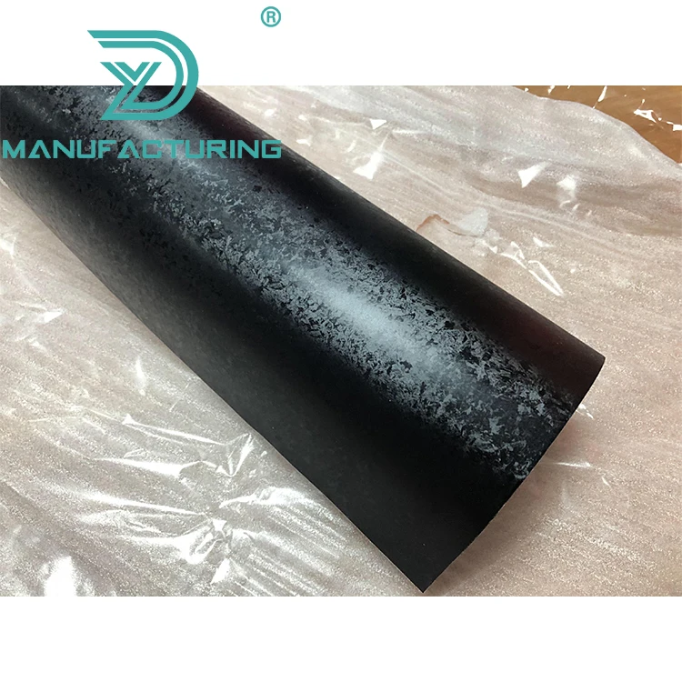 

Black 3d forged Carbon fiber Vinyl Wrap For Car wrap covering Stickers Air Bubble Free initial Low tack glue 1.52x18m