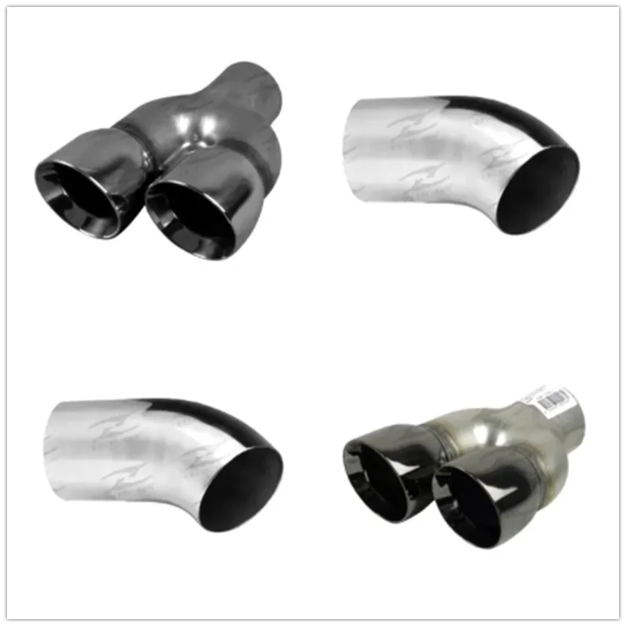 Universal Stainless Steel Polished Truck Exhaust Tip Tail Pipe Slant