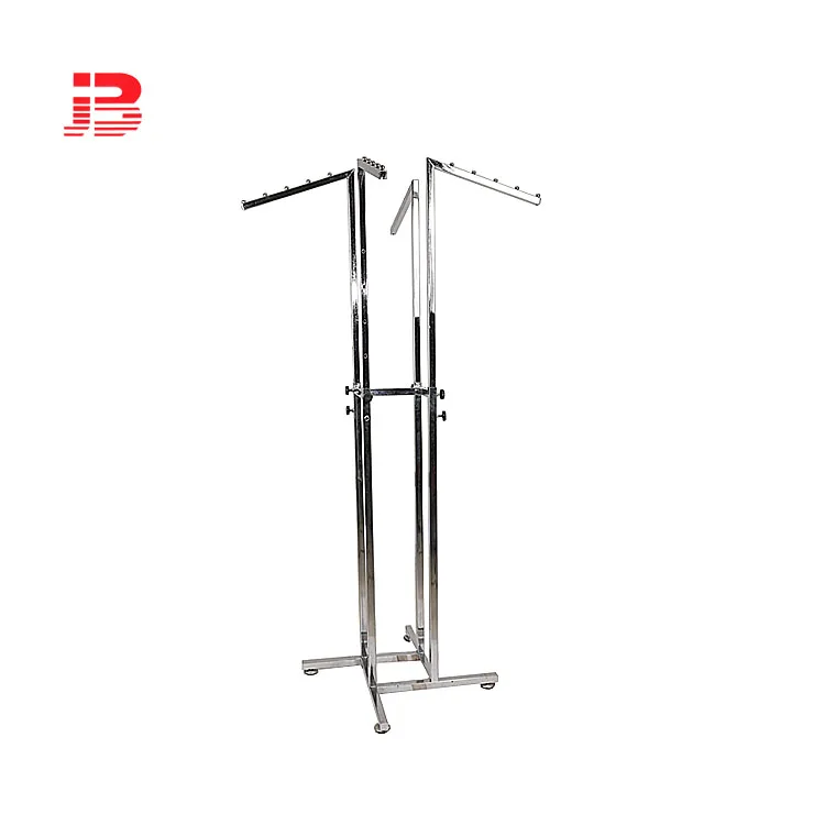 Hot New Product 4 - Arms Heavy Duty Clothes Hanging Rack for Retail Shop. manufacture