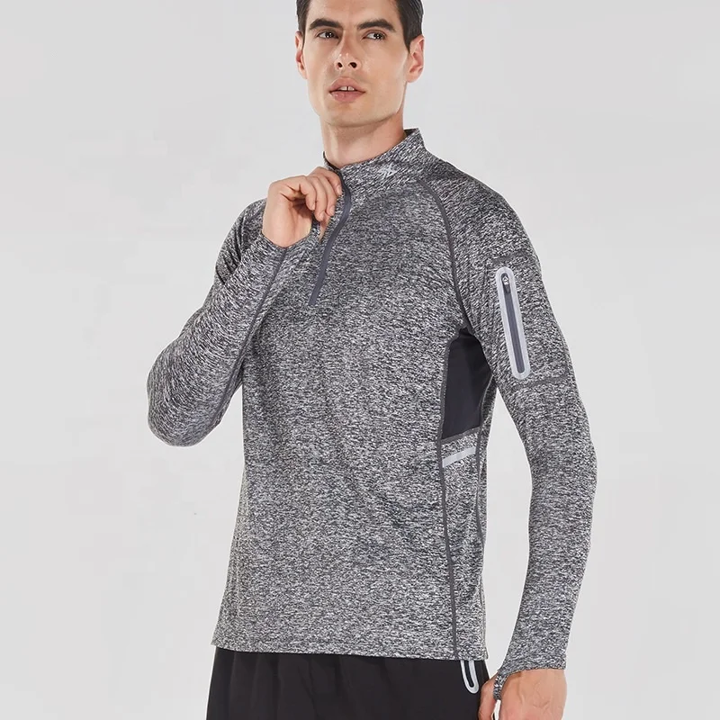 

Wholesale Fashion Design Custom Men Sports Training Wear Half Zip Polyester Tracksuit