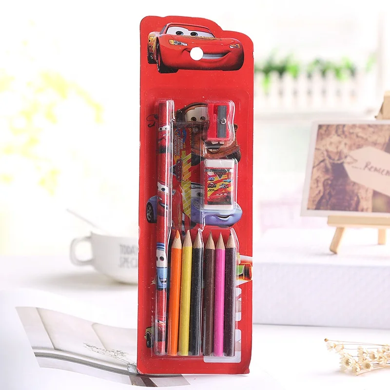
10 piece High Quality Non-toxic DIY price cheap kids stationery set Kids stationary set a sschool supplies 