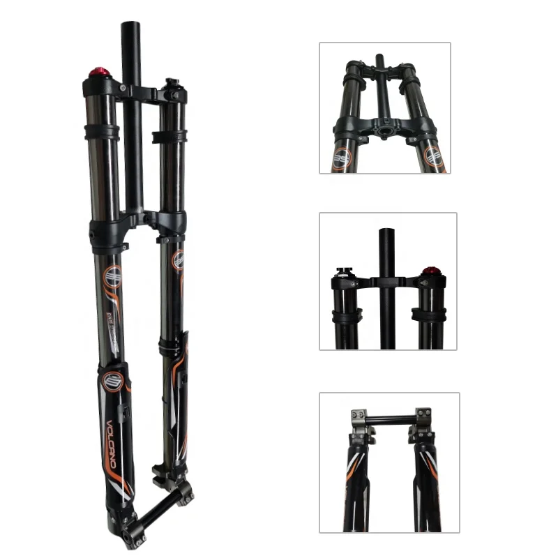 

MTB Bicycle Front Fork DNM USD-8S Suspension Fork, Black