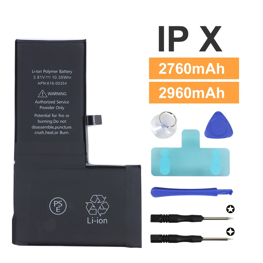 

Battery Manufacturer Brand New 0 Cycle for Iphone X Xs Xr Max Battery Replacement Phone Battery